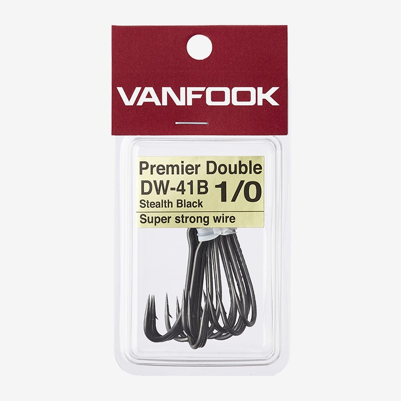 Vanfook Premier Double Hook Black DW-41B