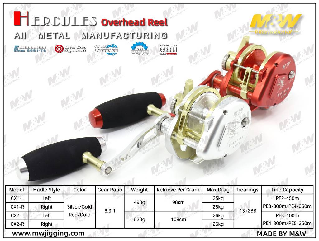 MW Hercules Overhead Reel CX1-L