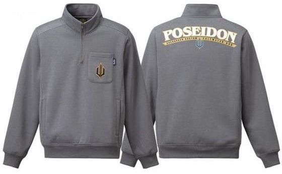 Evergreen Poseidon Premium Half Zip Sweat Gray