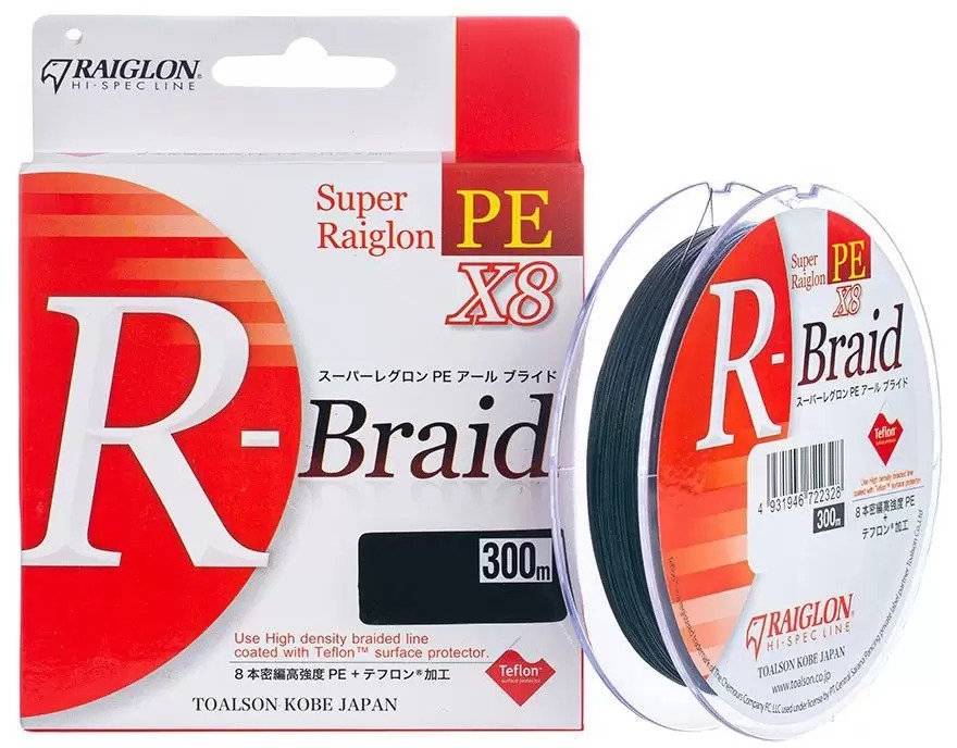 Super Raiglon PE R-Braid 0.43mm Dark Green