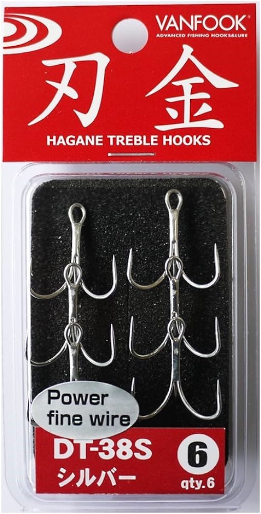 Vanfook Treble Hooks DT-38S