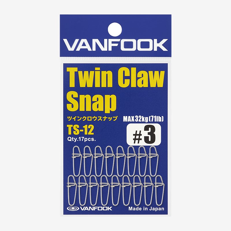 Vanfook Twin Claw Snap TS-12 Silver