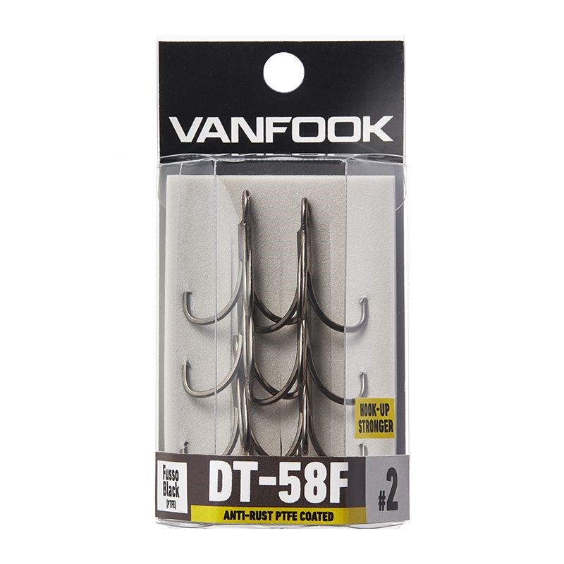 Vanfook Fusso Black Treble Hook DT-58F