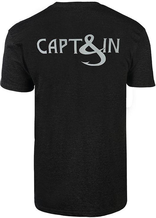 Hook & Tackle Mens Captain Hook Fishing L/S Shirt - Char Heather