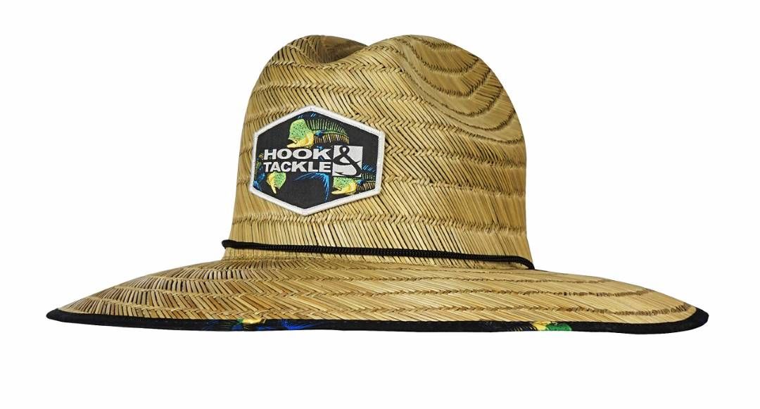 Hook & Tackle Mens Lifeguard Hat Bull Dolphin - Natural