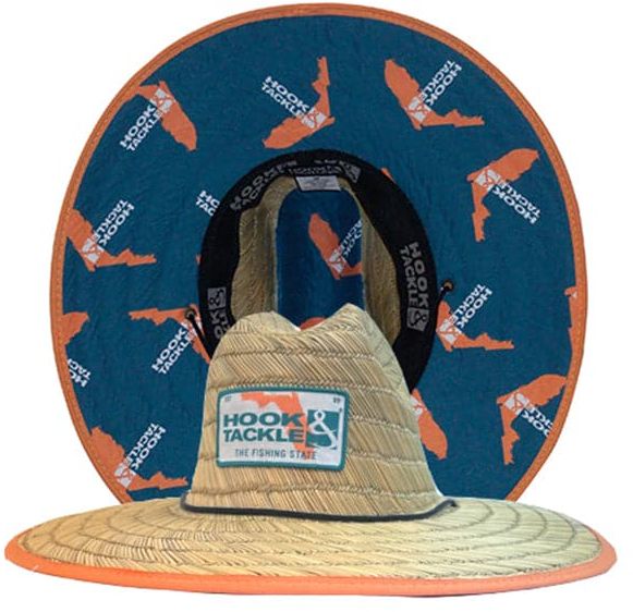 Hook & Tackle Mens Lifeguard Hat Florida Tag - Natural