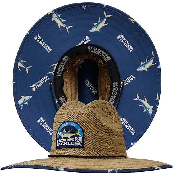 Hook & Tackle Mens Lifeguard Hat Yellowfin - Natural