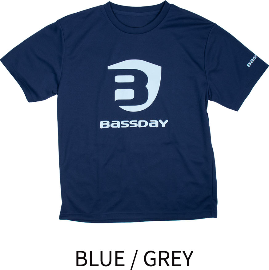 Bassday Mesh T-Shirt Blue/Grey